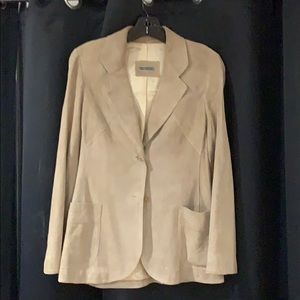 Joseph Essentials Tan Suede Blazer